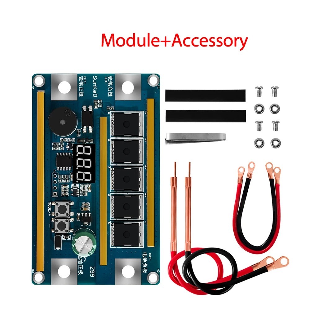 Diy Electronics Spot Welder - Portable 12V Spot Welder 10AWG Adjustable