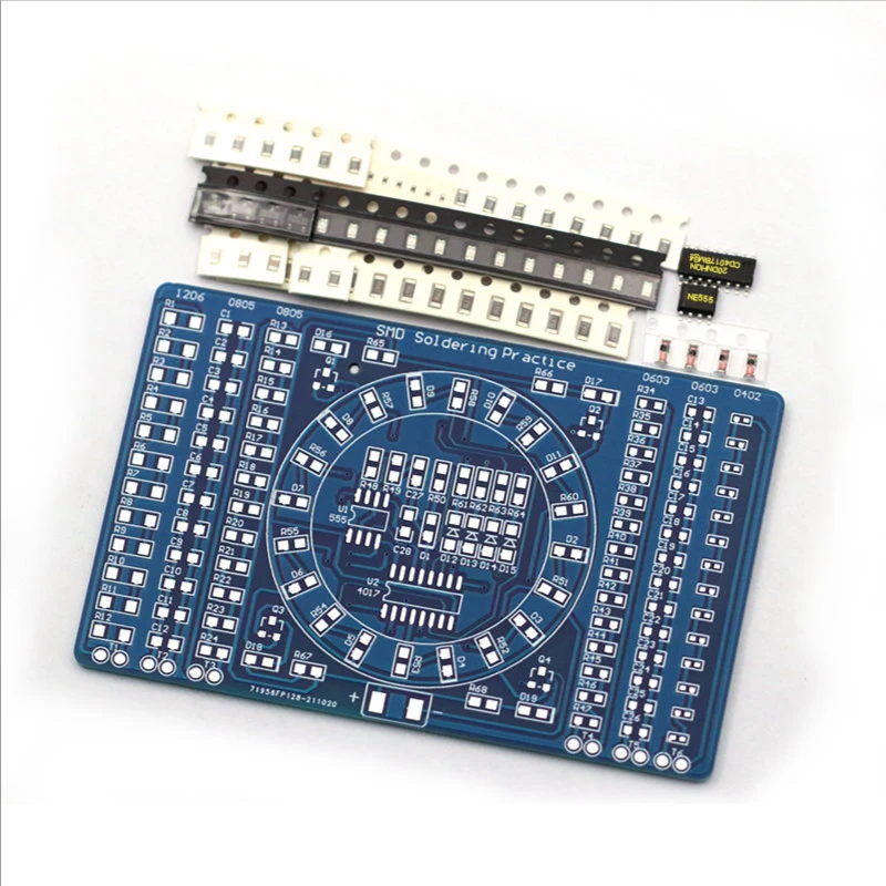 Diy Electronics For Kids - SMT SMD Electronic Component Welding Practice