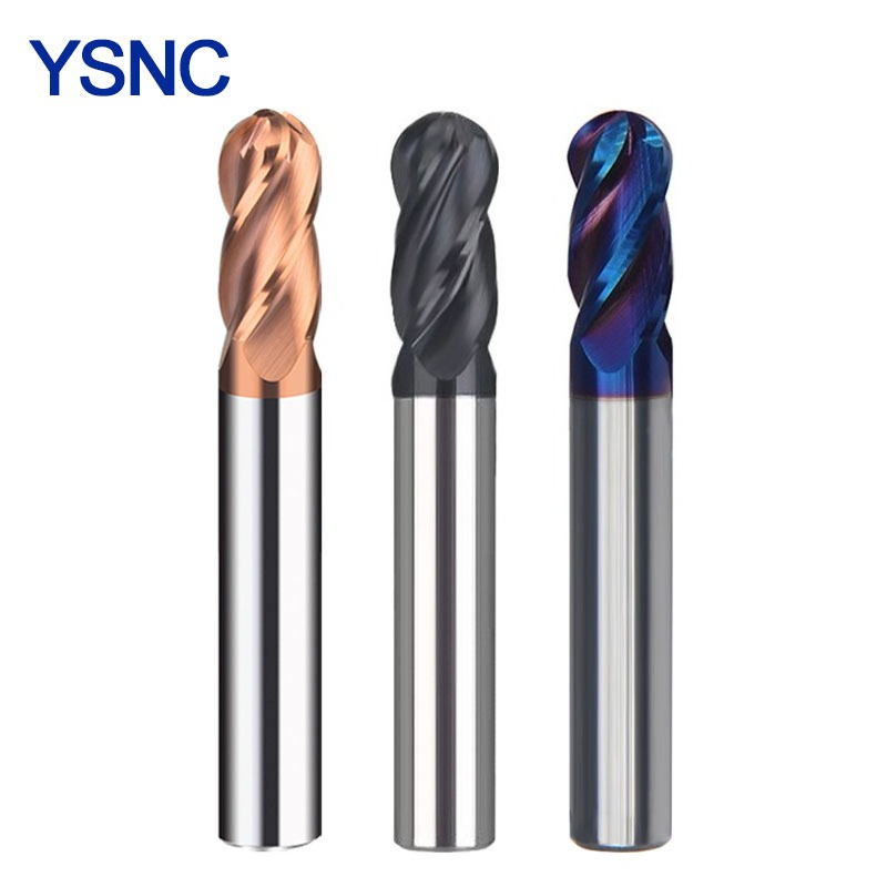 HRC65 4 Flute Ball End Mill Tu - Diy Cnc Router Electronics recension och pris