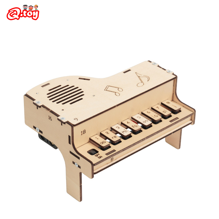 DIY Wooden Electronic Piano Mo - Diy Electronics For Kids recension och pris