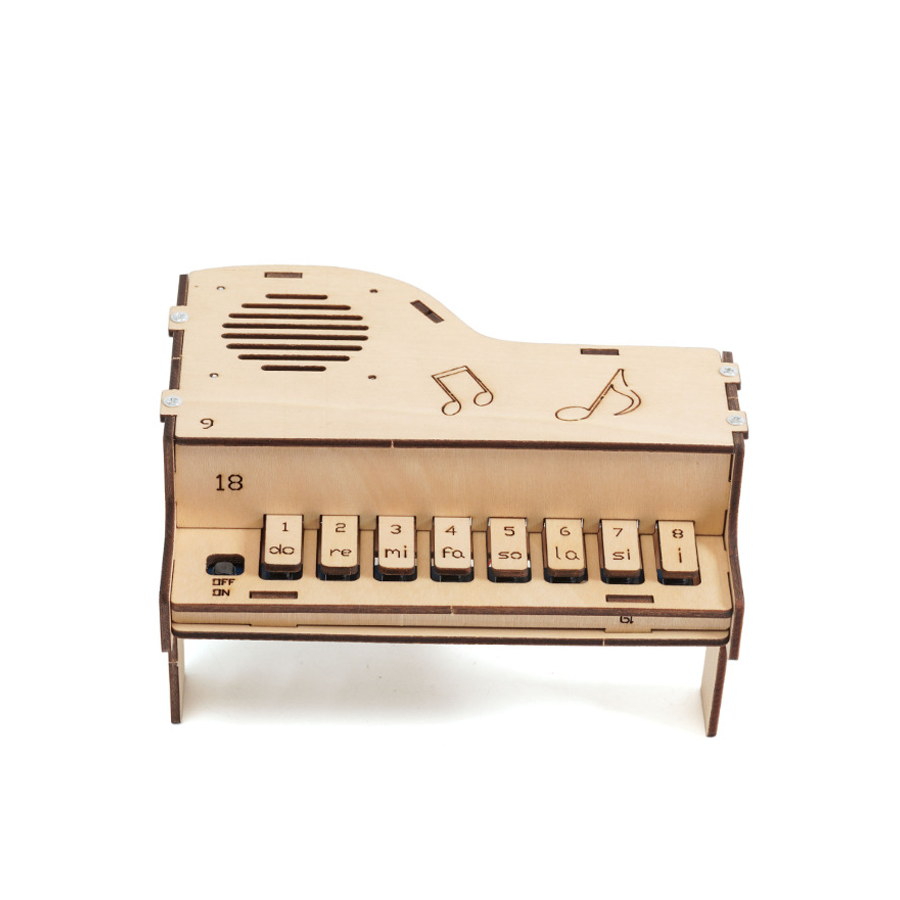 DIY Wooden Electronic Piano Mo - Diy Electronics For Kids recension och pris