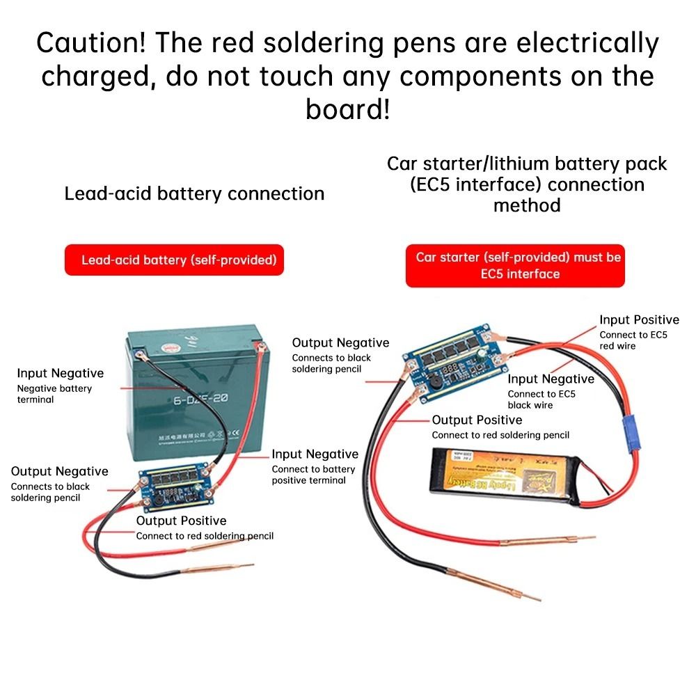 Portable 12V Spot Welder 10AWG - Diy Electronics Spot Welder recension och pris