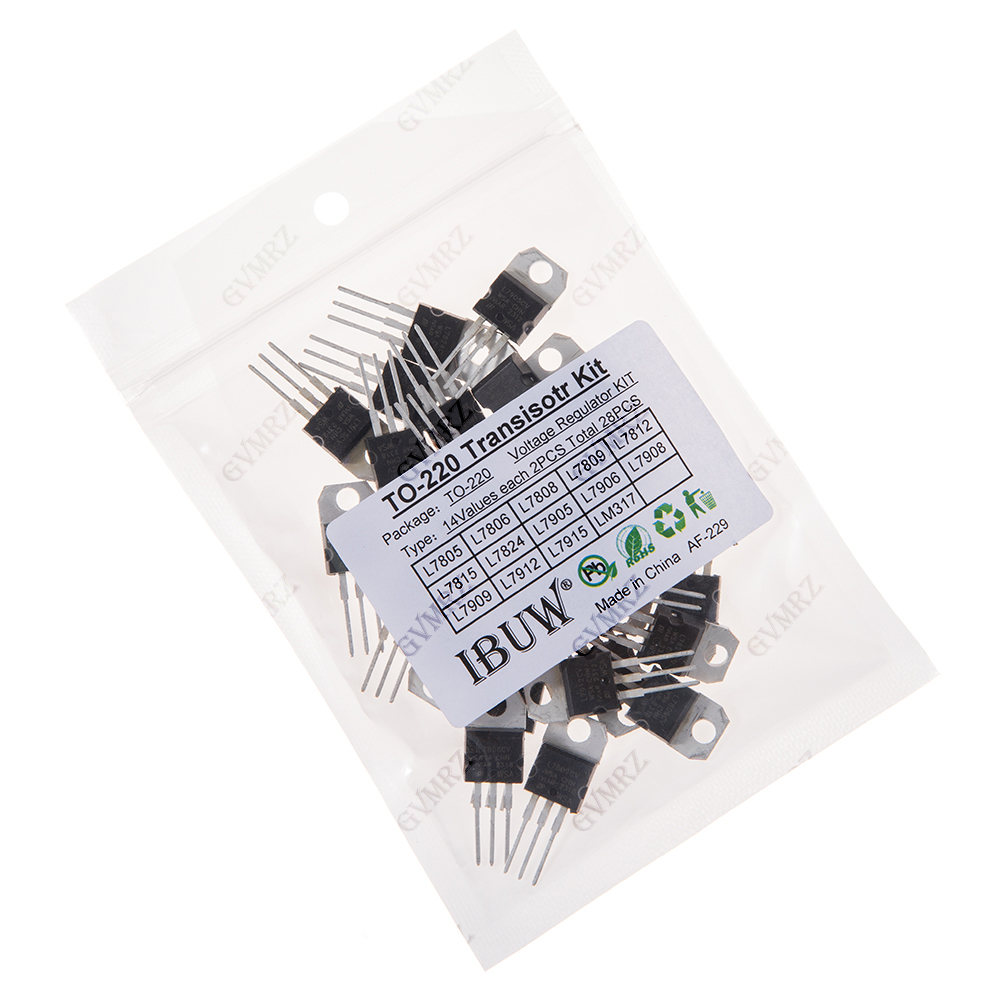 28PCS L7805 14Values TO-220 Tr - Lm317 Voltage Regulator recension och pris