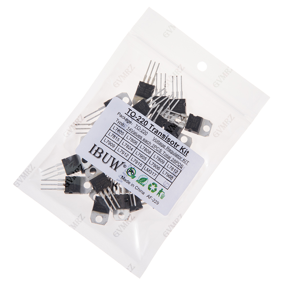28PCS L7805 14Values TO-220 Tr - Lm317 Voltage Regulator recension och pris