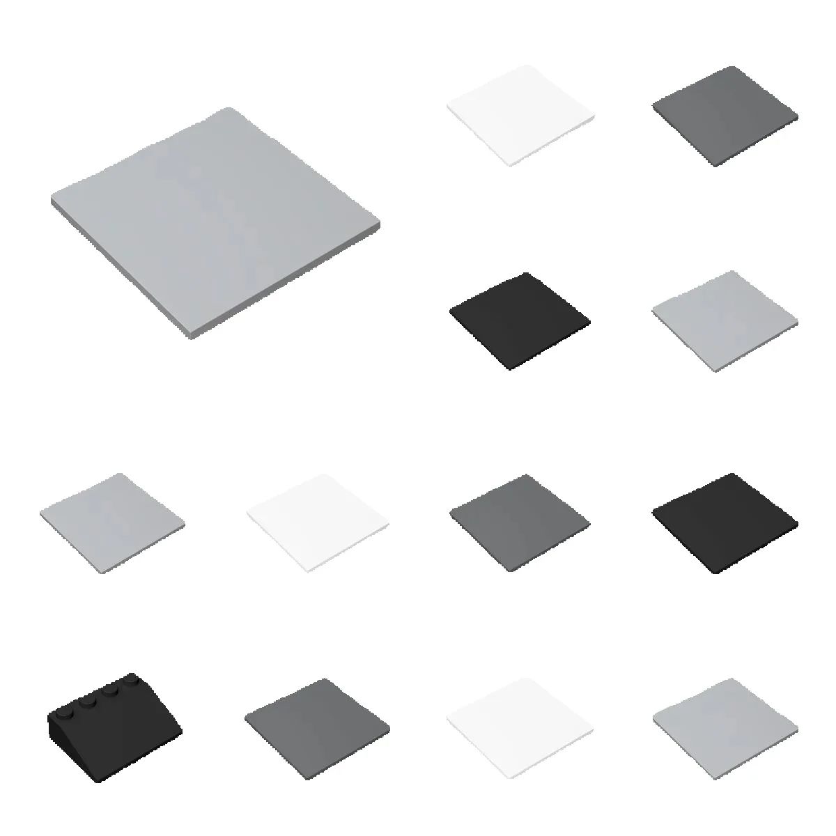 10pcs 10202 Flat Tile 6x6 High - Diy Lego Electronics recension och pris