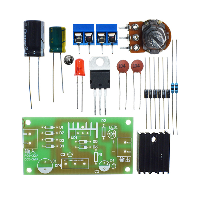 LM317 Adjustable Power Supply  - Lm317 Voltage Regulator recension och pris