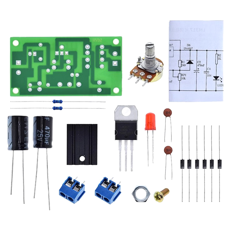 LM317 Adjustable Power Supply  - Lm317 Voltage Regulator recension och pris