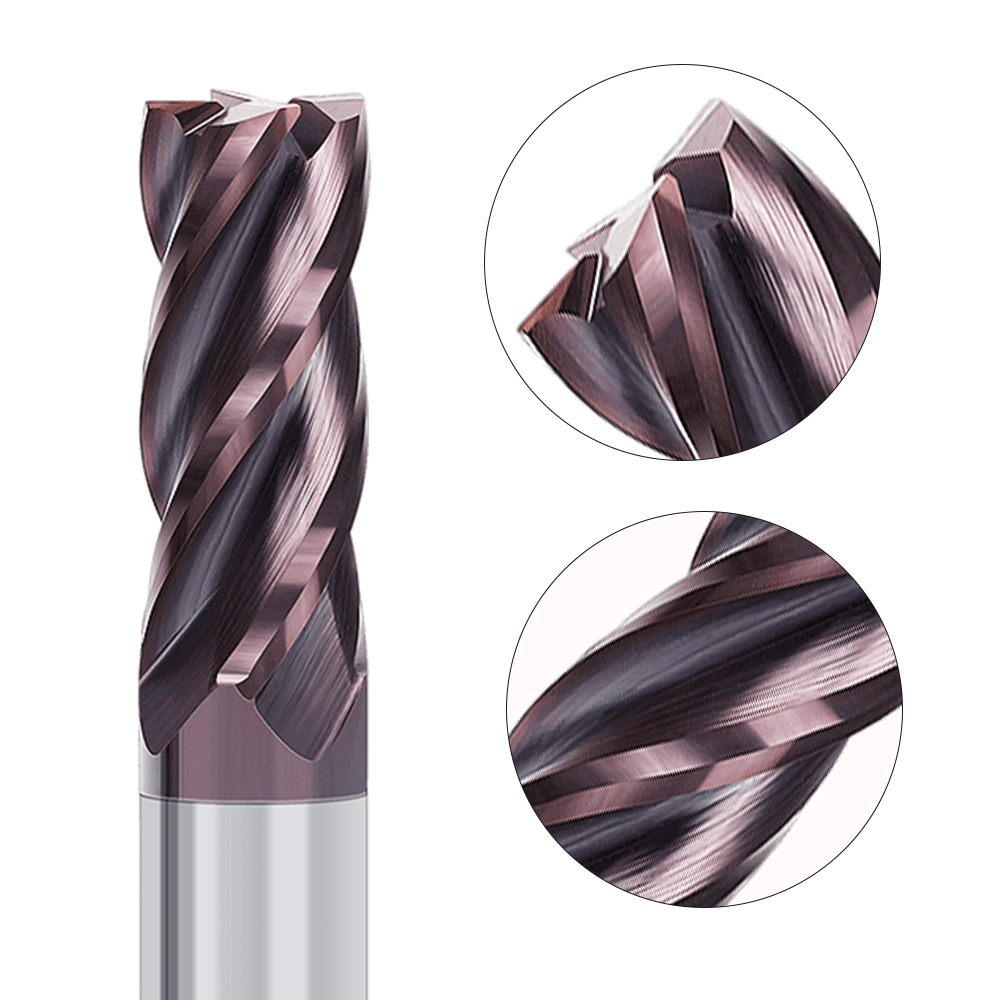 HRC58 Solid Carbide End Mill 4 - Diy Cnc Router Electronics recension och pris
