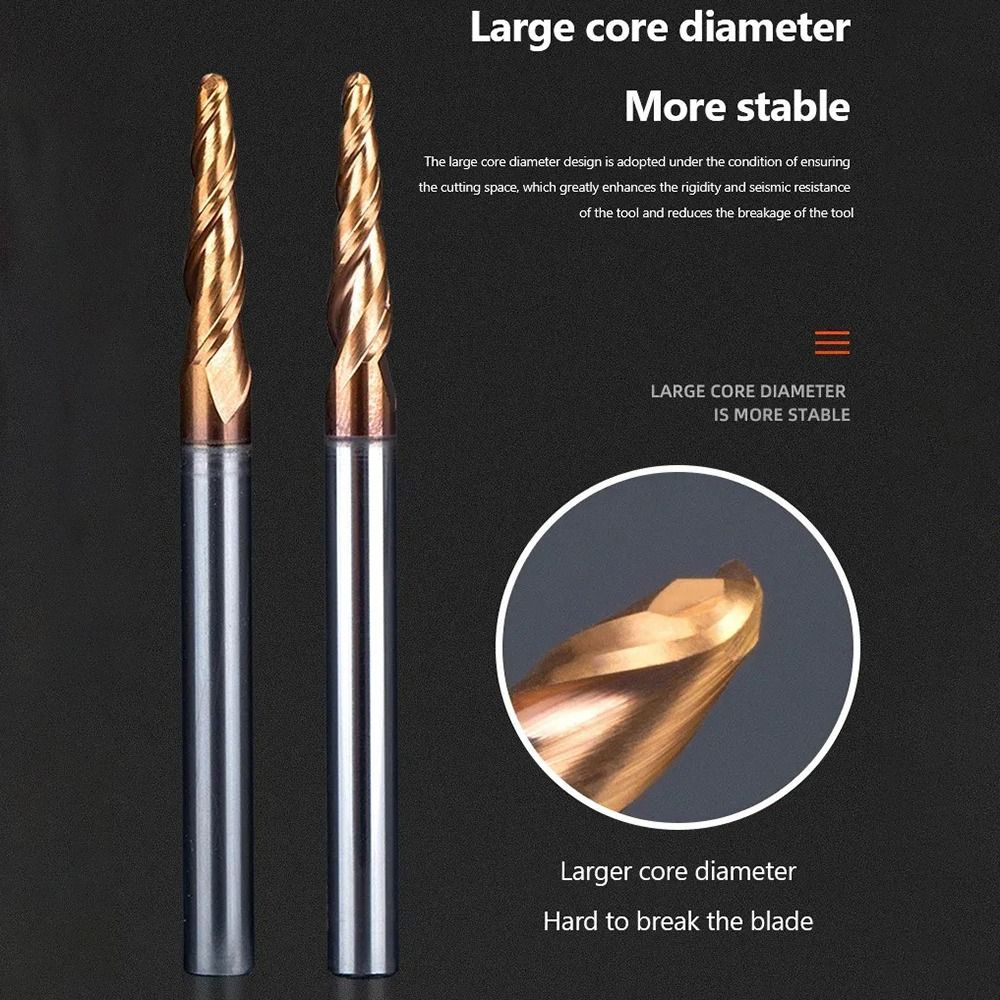 HRC55 Solid Carbide Ball Nose  - Diy Cnc Router Electronics recension och pris