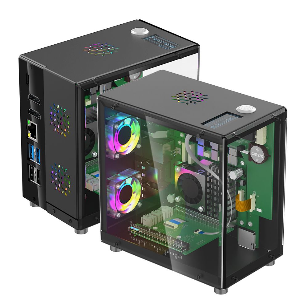 Raspberry Pi 5 Case Protective - Diy Electronics Raspberry Pi recension och pris