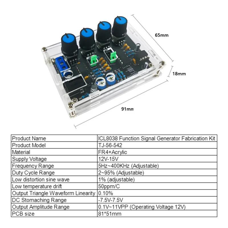 DIY ICL8038 Multifunctional Lo - Diy Electronics For Kids recension och pris