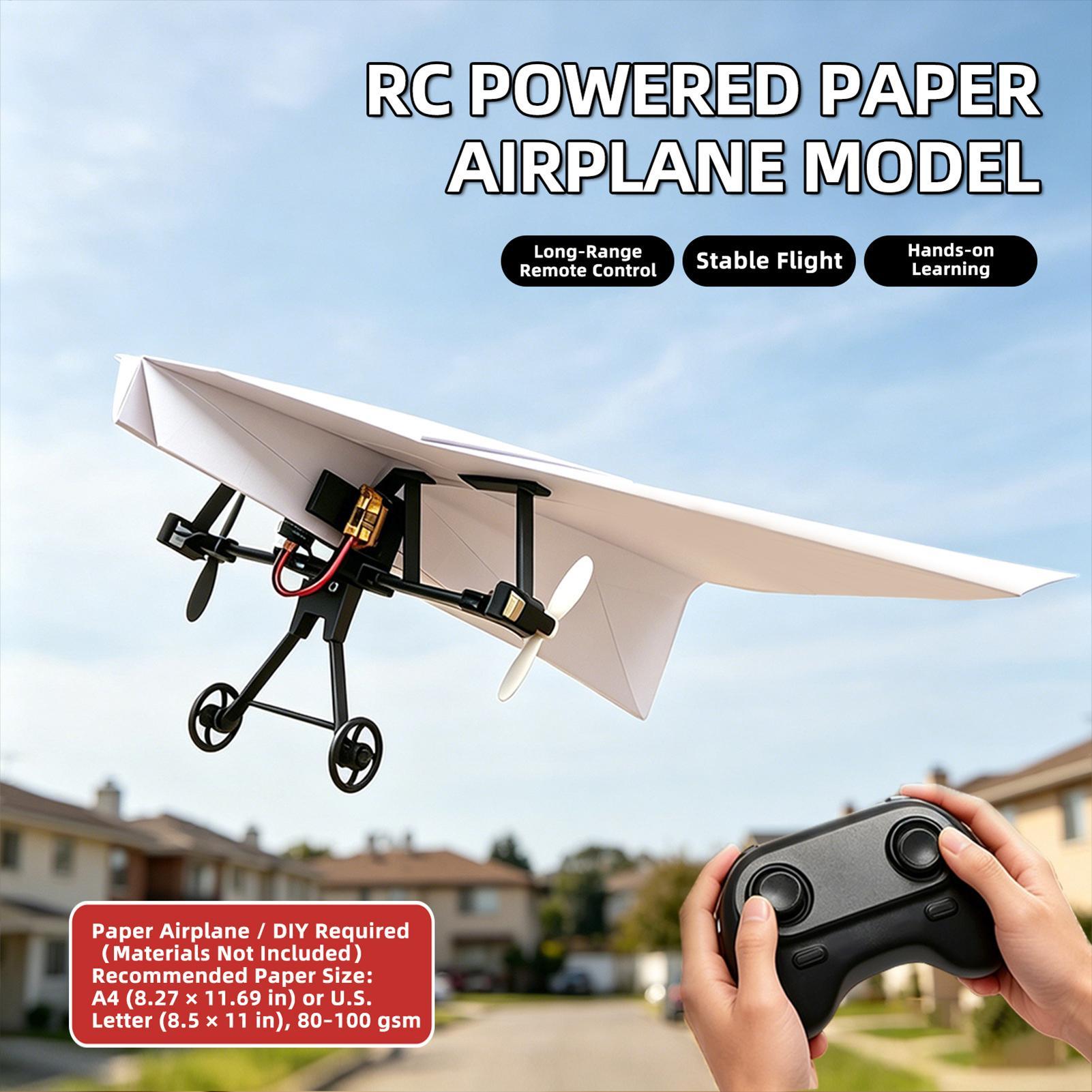 DIY RC Paper Airplane Kit Plan - Diy Electronics For Kids recension och pris