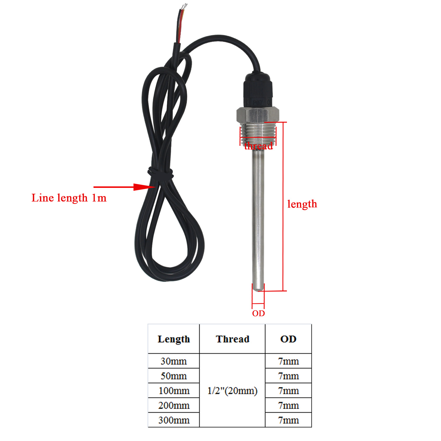 1x DS18B20 Digital Temperature - Ds18B20 Temperature Sensor recension och pris