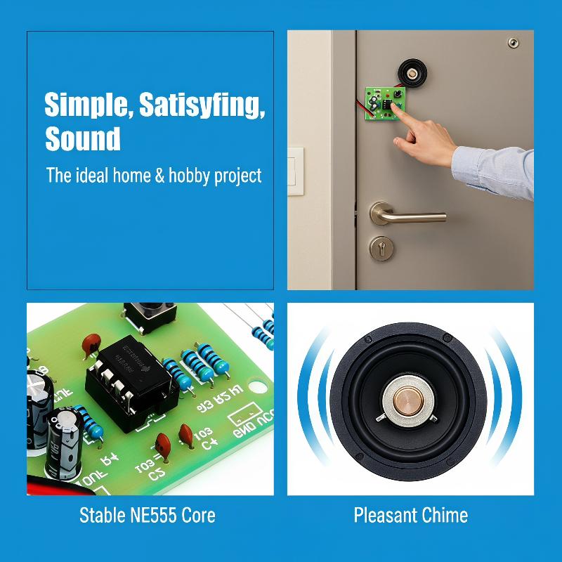 NE555 Doorbell DIY Soldering P - Diy Home Electronics Projects recension och pris