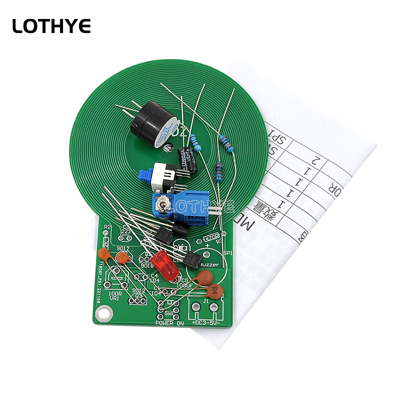 DC 3V-5V Metal Detector Kit DI - Diy Home Electronics Projects recension och pris