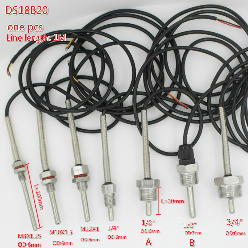 DS18B20 Digital Temperature Se - Ds18B20 Temperature Sensor recension och pris