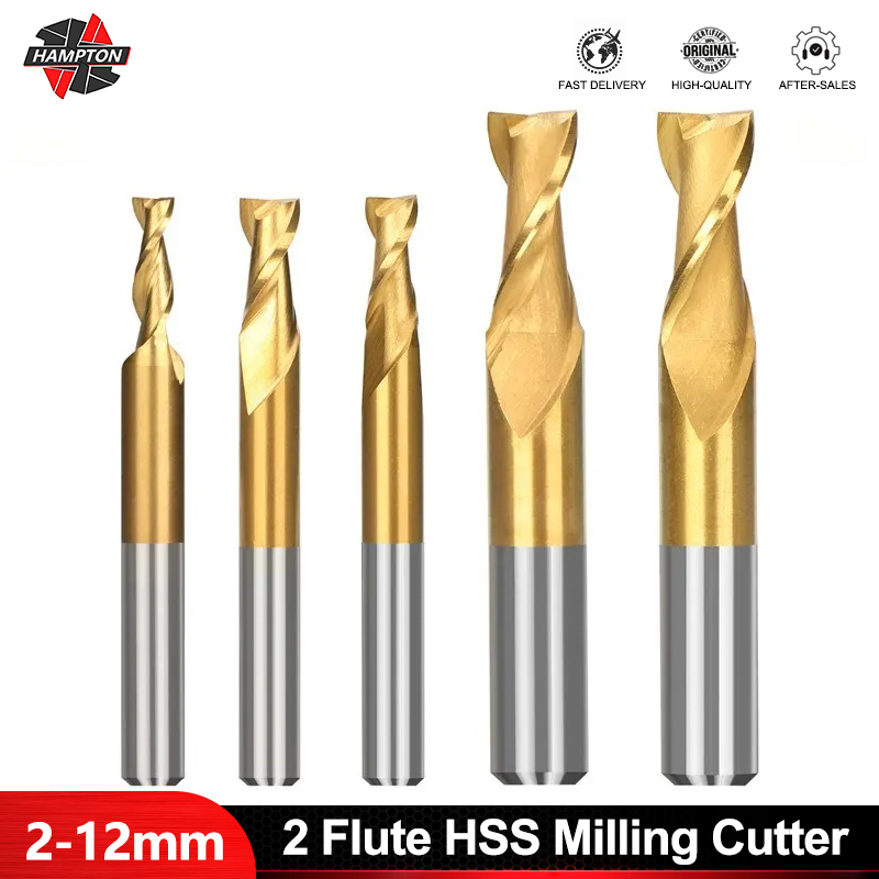 HAMPTON 2 Flute HSS Milling Cu - Diy Cnc Router Electronics recension och pris