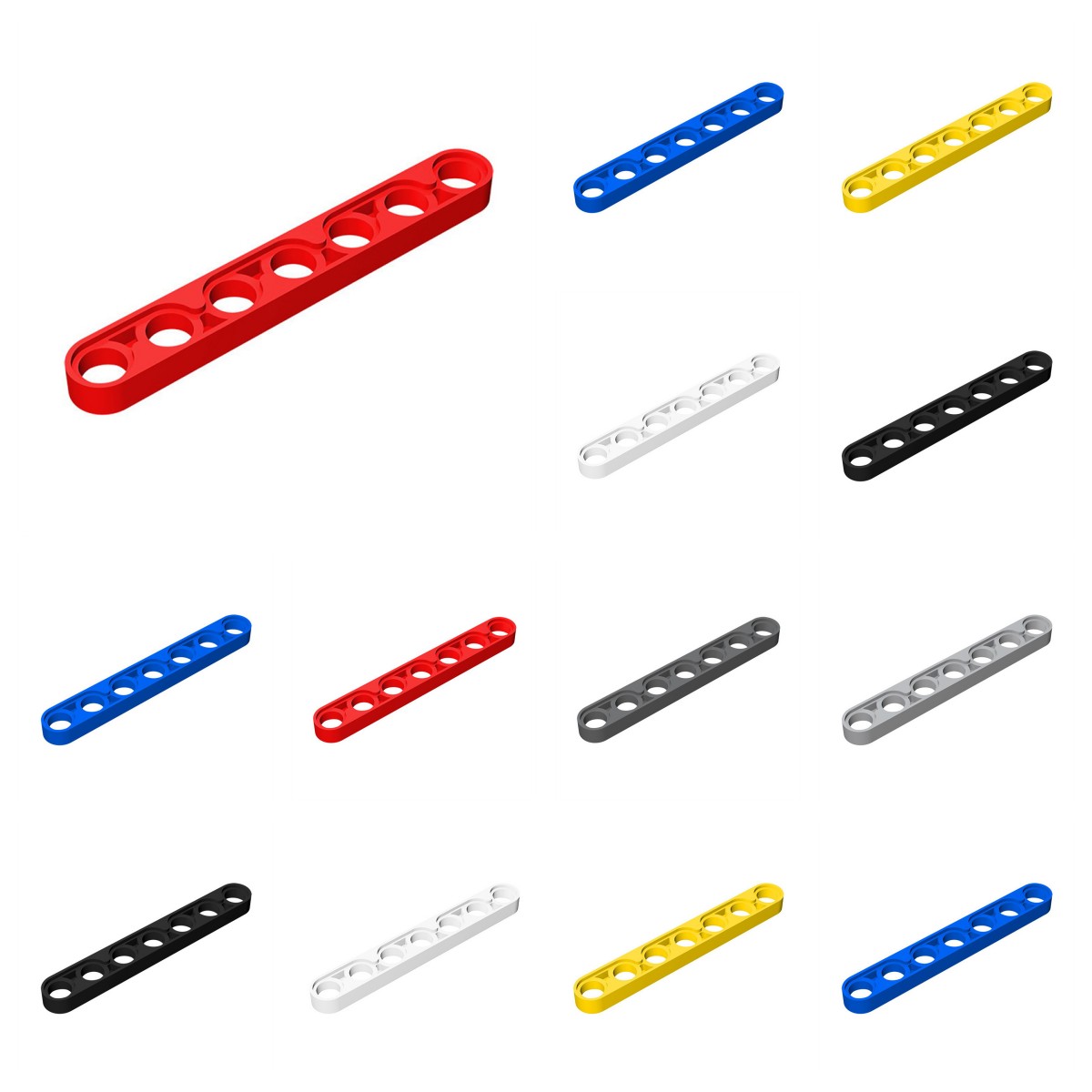 50pcs 32065 Liftarm Thin 1 x 7 - Diy Lego Electronics recension och pris