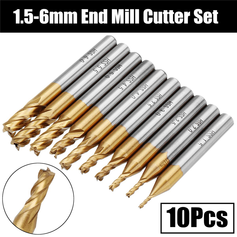 4 Flutes Milling Cutters HSS T - Diy Cnc Router Electronics recension och pris