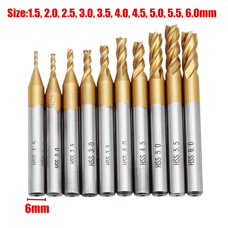 4 Flutes Milling Cutters HSS T - Diy Cnc Router Electronics recension och pris