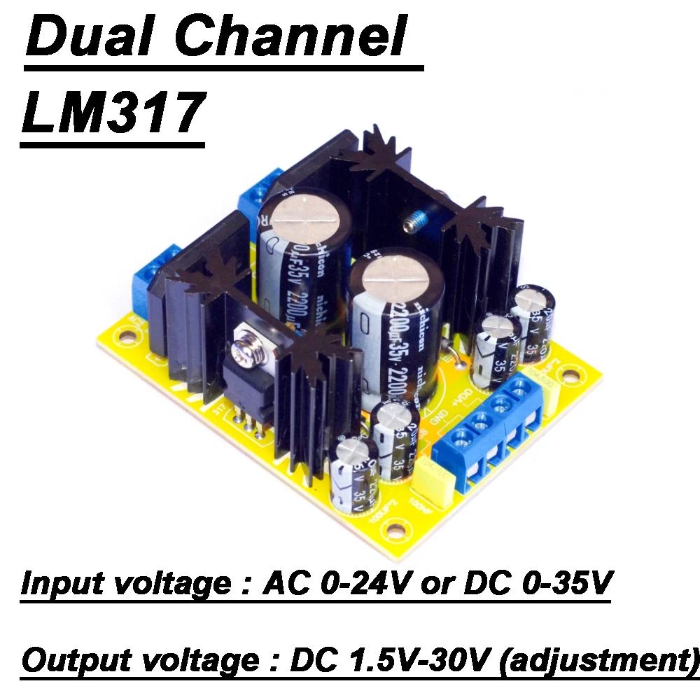 Dual LM317 AC-DC Adjustable Vo - Lm317 Voltage Regulator recension och pris
